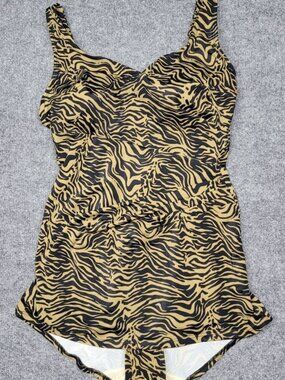 Roxanne Bra-Sized Swimwear Bandeau Sarong One Piece Size 14 38D